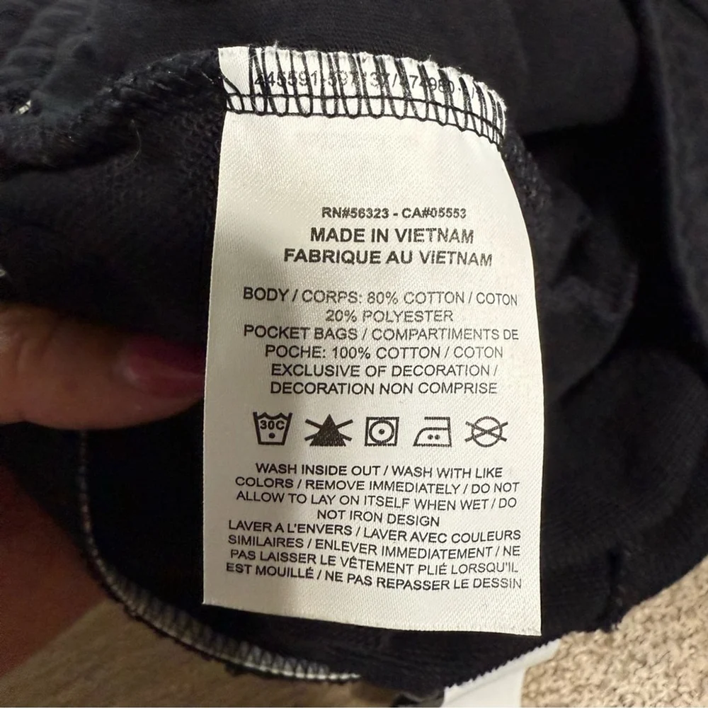 Nike Women's Black Drawstring Club Fleece Athletic Shorts size XS